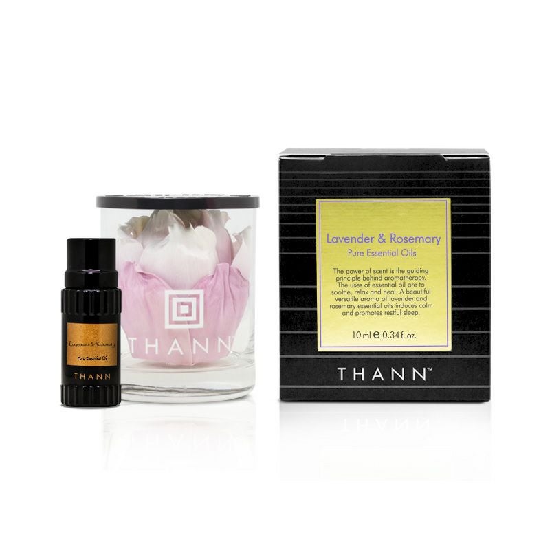 エッセンシャルオイル LR 10ml ポプリ付 《ラベンダー&ローズマリー THAAN エッセンシャルオイル LR 50ml 《ラベンダー&ローズマリー》