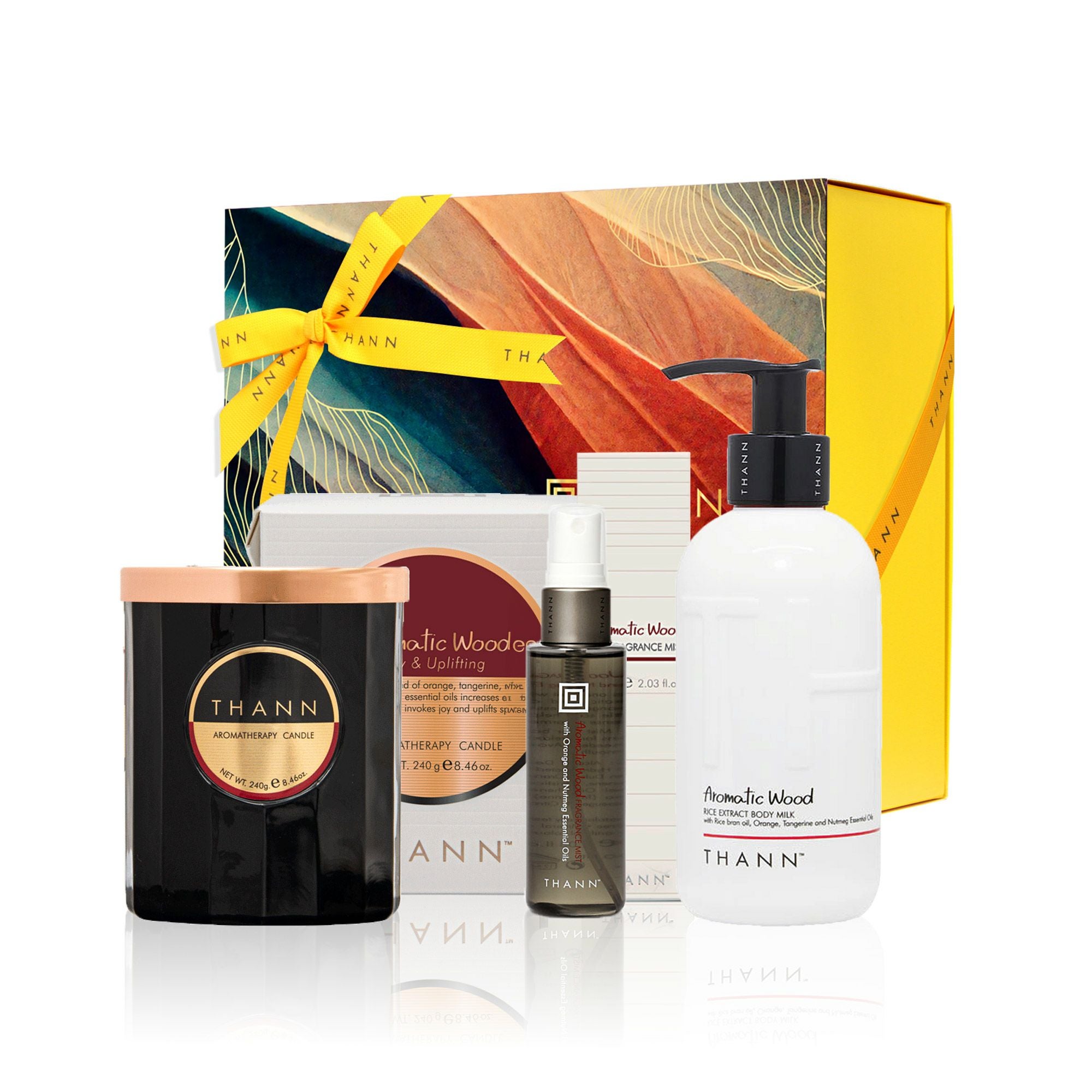 ギフトBOX入り】アロマ＆ヘアケアセット AW《アロマティックウッド
